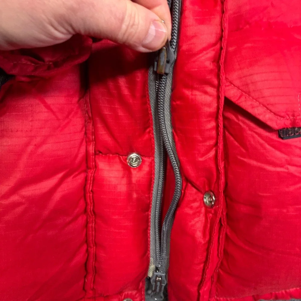 The North Face Puffer Jacket Men Small Red‎ Vintage 80s Ripstop Goose Down USA